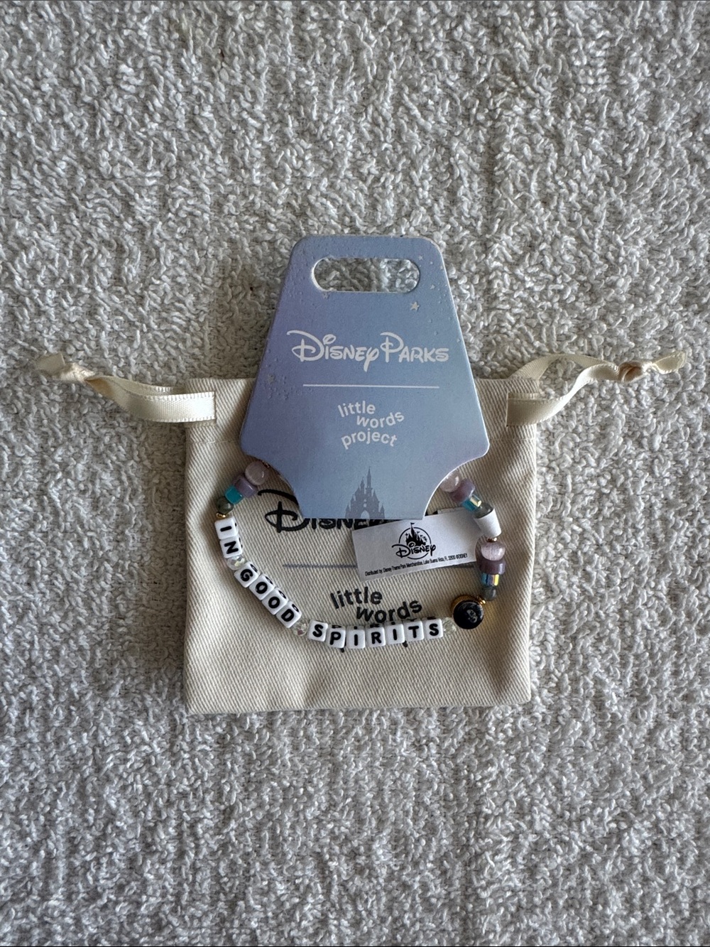 Little Words Project x Disney Parks “In Good Spirits” Beaded Bracelet